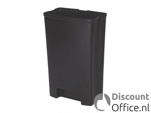 Binnenbak 30 Liter Zwart Kunststof End Step Rubbermaid