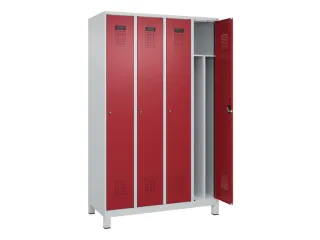 locker voor scheiding van kleding,HxBxD 1950x1200x500mm,4vak - 1