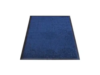 Schoonloopmat Binnen Klasse Bfl/s1 High-Twist-Nylon 85x60 Blauw - 1