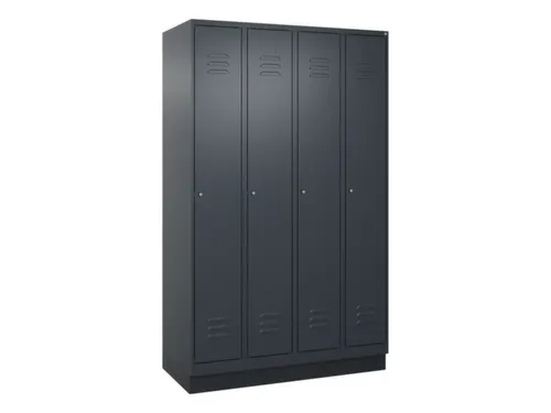 locker voor scheiding van kleding,HxBxD 1950x1200x500mm,4vak