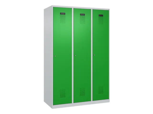 locker voor scheiding van kleding,HxBxD 1850x1200x500mm,3vak