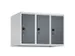 opzetkast,v. locker,3vak.,vak B 250mm,HxBxD 500x750x500mm,vleugeldeur