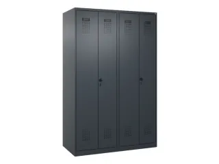 PBM-locker,HxBxD 1850x1200x500mm,4vak,vak B 300mm,draaigrendel - 2