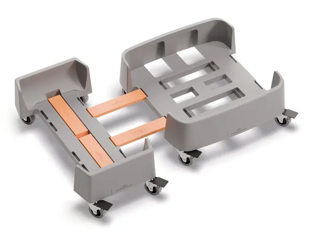 Trolley DURABIN 90L rPP Grafiet Grijs