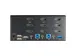 2 Port Triple Monitor KVM HDMI Switch 4K