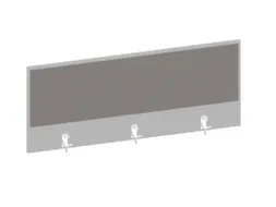baliepaneel bureau aanbouw achter MP-lichtgrijs BN8078-grijs 1200mm