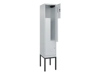 Z-garderobekast,HxBxD 2120x400x500mm,vak B 200/400mm,cil.-slot - 2