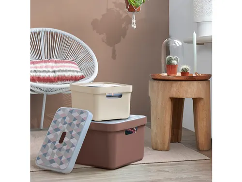Sigma Home opbergbox 32L bruin - 44,5x34,5x24,3cm