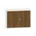 kantoorkast,HxBxD 770x1000x430mm,decor romp wit,decor front noten