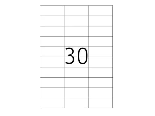 Xerox Multi-use Labels wit permanent 29x70mm 003R97409 3000 stuks