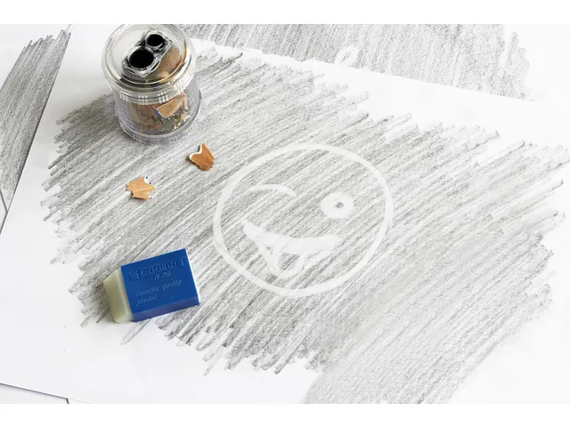 Gum edding R20 45x24x10mm kunststof wit met blauwe houder