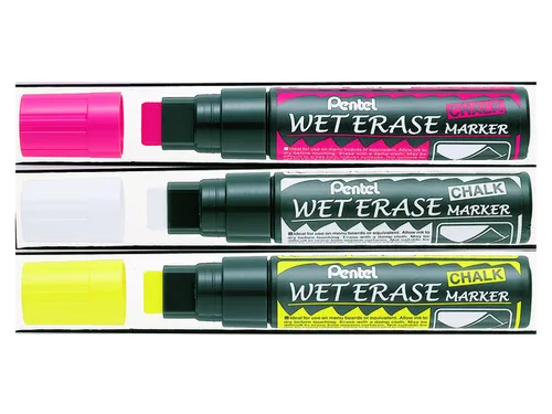 Viltstift Pentel Smw56 Wet Erase Blok 8-16mm geel