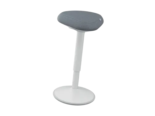 Ergo actieve zit/sta kruk met comfortzitting en gasveer 57-82cm grijs