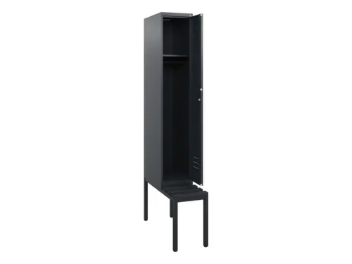 locker met bank,HxBxD 1950x300x815mm,1vak,vak B 300mm,cil.-slot