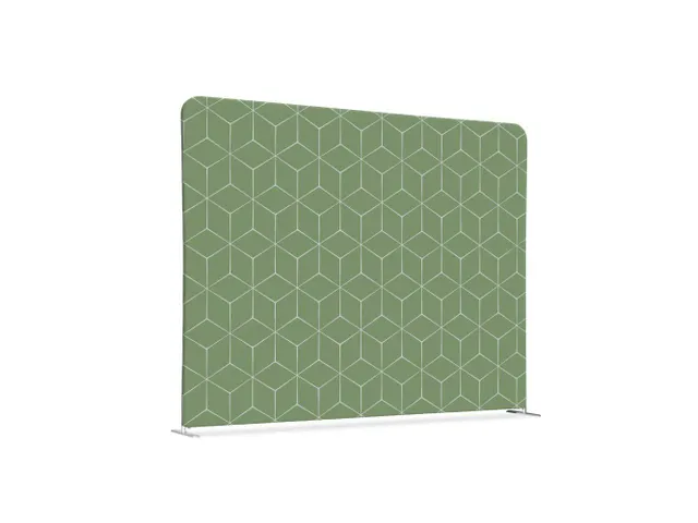 Scheidingswand Textiel 200x150cm Hexagon Groen