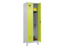 locker,HxBxD 1950x600x500mm,2vak,vak B 300mm,cil.-slot,voeten
