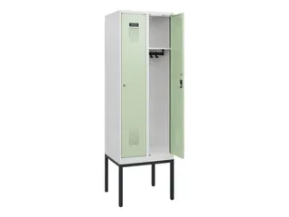 schoollocker,HxBxD 1950x600x500mm,2vak,vak B 300mm,cil.-slot - 1
