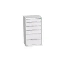 ladekast HxBxD 900x525x550mm 6laden romp RAL7035 front RAL7035