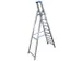 Ladder Aluminium Bordes H 2 35M 10Treden Incl. Bordes