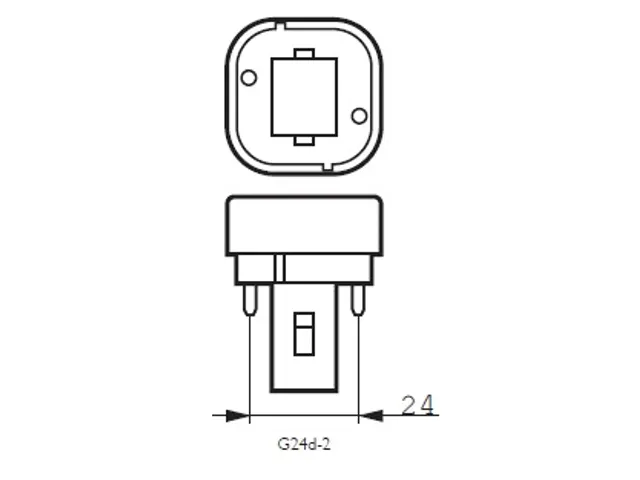 Ledlamp Philips CorePro G24D-2 2pin 6.9W 700lumen 3000K warm wit