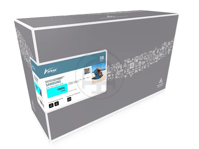 As20326 Astar Samsung Cltc603L Toner Cyaan Rebuilt 10.000 Pagina's