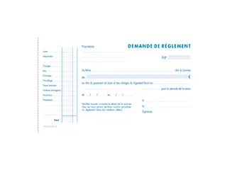 Manif Huurkwitant.12 ,5x21 50bl tripli FR - 3
