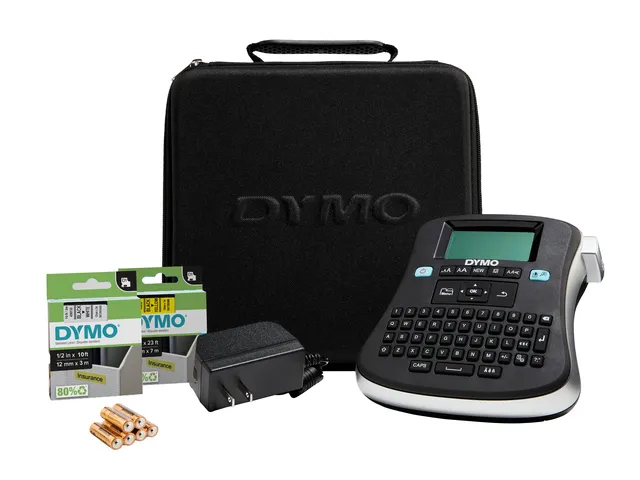 Labelprinter Dymo LabelManager 210D+ draagbaar qwerty 12mm zwart in ko