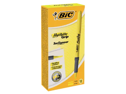 Markeerstift Bic Highlighter Grip Geel