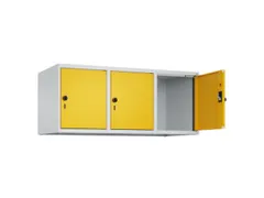 opzetkast,v. locker,3vak.,vak B 400mm,HxBxD 500x1200x500mm