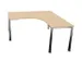 bureau à retour à hauteur réglable,HxlxP 720-840x1600x1600mm,NE-ér