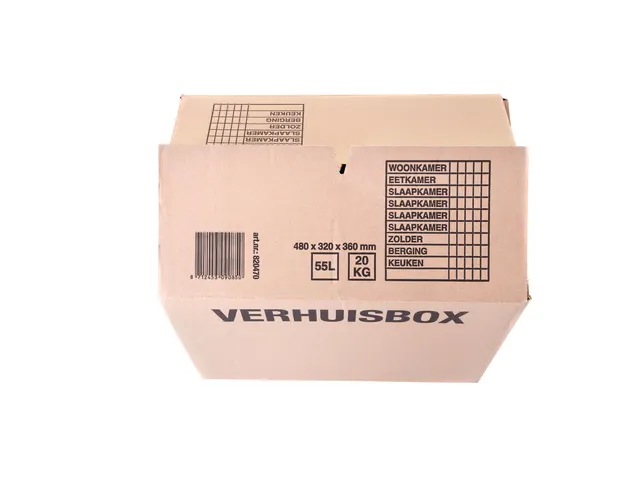 Verhuisdoos Budget 480x320x360mm Bruin
