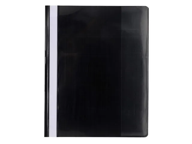 Snelhechtmappen Prem ium PVC A4 zwart