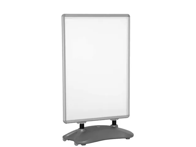 Stoepbord Seco A0 swing zilver weerbestendig