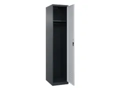 locker,HxBxD 1850x400x500mm,1vak,vak B 400mm,cil.-slot,staand op vloer