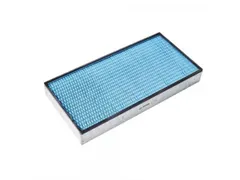Filter panel paper ultra web blue