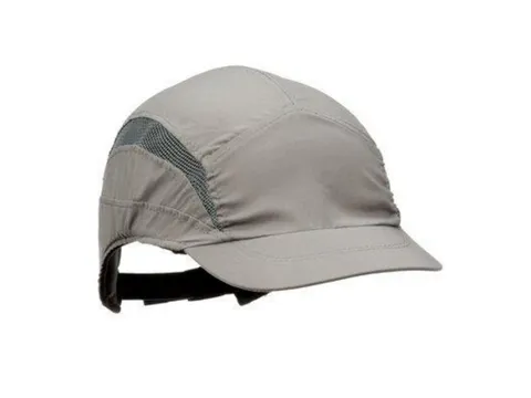 3M First Base 3 Classic stootpet met korte klep, grijs, per 20 stuks