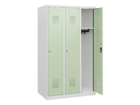 schoollocker,HxBxD 1530x900x500mm,3vak,vak B 300mm,cil.-slot