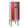 schoollocker,HxBxD 1950x600x500mm,2vak,vak B 300mm,draaigrendel