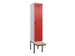 armoire vestiaire avec banc noir et blanc,HxlxP 2120x400x815mm