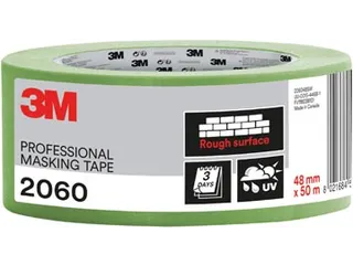 Professionele Afplaktape Ruwe Oppervlakken 48Mmx50M Groen - 2
