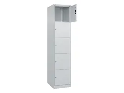 lockerkast,HxBxD 1850x400x500mm,1x5vakken,vak B 400mm,cil.-slot
