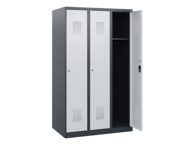 schoollocker,HxBxD 1530x900x500mm,3vak,vak B 300mm,cil.-slot