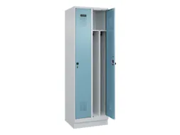 locker voor scheiding van kleding,HxBxD 1950x600x500mm,2vak