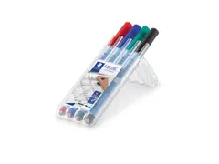 Viltstift Staedtler Lumocolor 305 non permanent correctable M set à 4