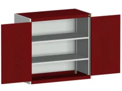 kast met perforaties HxBxD 1000x1050x525mm 2xStalen bodem RAL3004