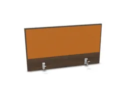 opzetpaneel bureau aanbouw achter NV bruin hickory BN3005-geel 1000mm