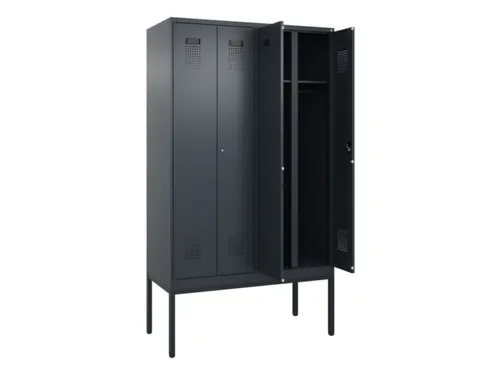 locker voor scheiding van kleding,HxBxD 2120x1200x500mm,4vak