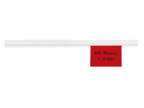 Wandlijst MAUL Express papierrail 50cm zelfklevend wit