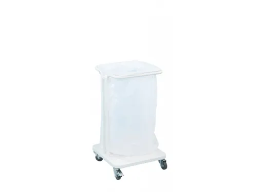 Verrijdbare Afvalzakhouder Saekko Boy 40 Liter Wit