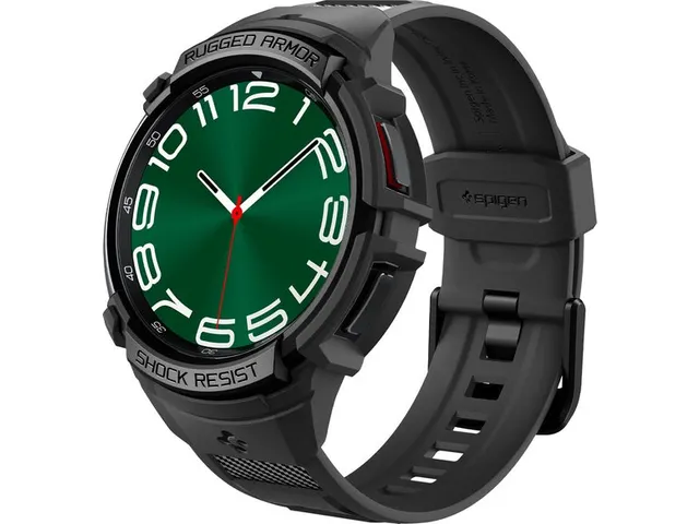 Spigen Band + Case Galaxy Watch 6 Classic 47mm Rugged Armor Pro zwart